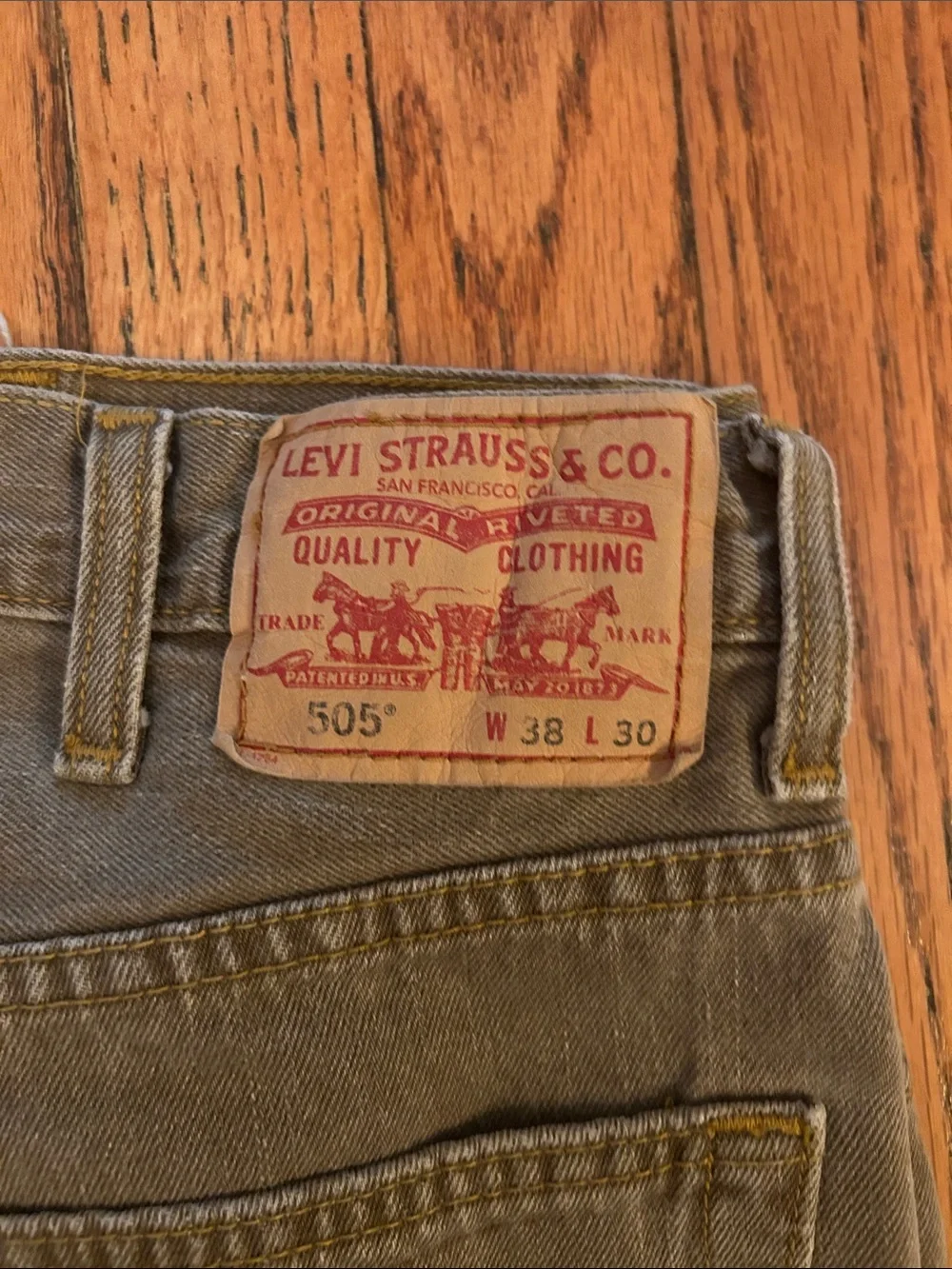Levi's Men's Straight Jeans in Olive